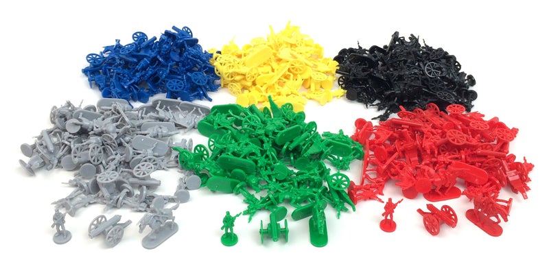 Morrison Games Risk Pieces Replacement Army Units Infantry Cavalry Artillery 360 Pieces - Image 3