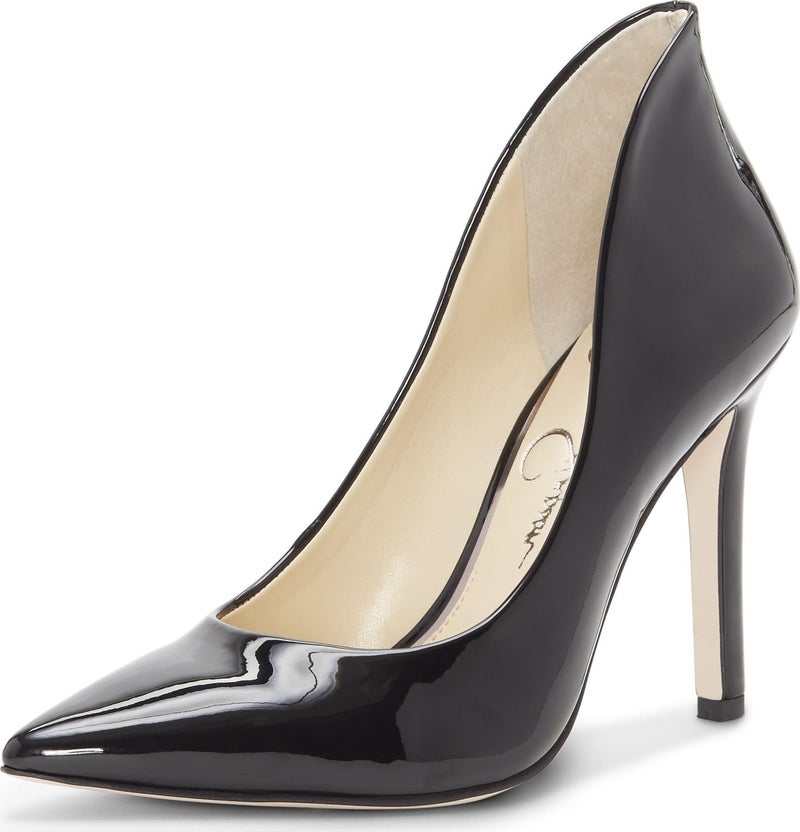 Jessica Simpson Women's Cambredge Pointed Toe Pump Dress, Black, 6.5