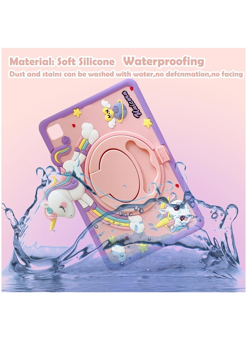 Tablet Case Compatible with Honor Pad X9a 11.5 Inch 2025 Kids Cover with Pen Holder, 360° Rotating Handle Stand - Image 3