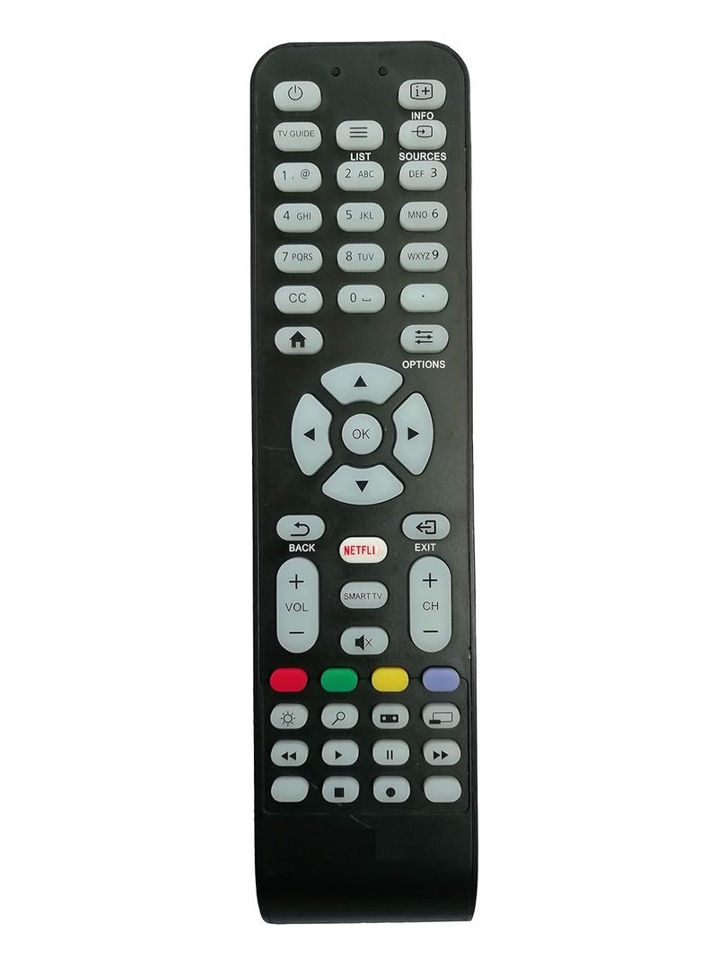 LipiWorld® RC1994713/01 398GR08BEACN0000PH LED LCD Smart TV HD Remote Control Compatible for with Function Netflix AOC Tv Remote - Image 5