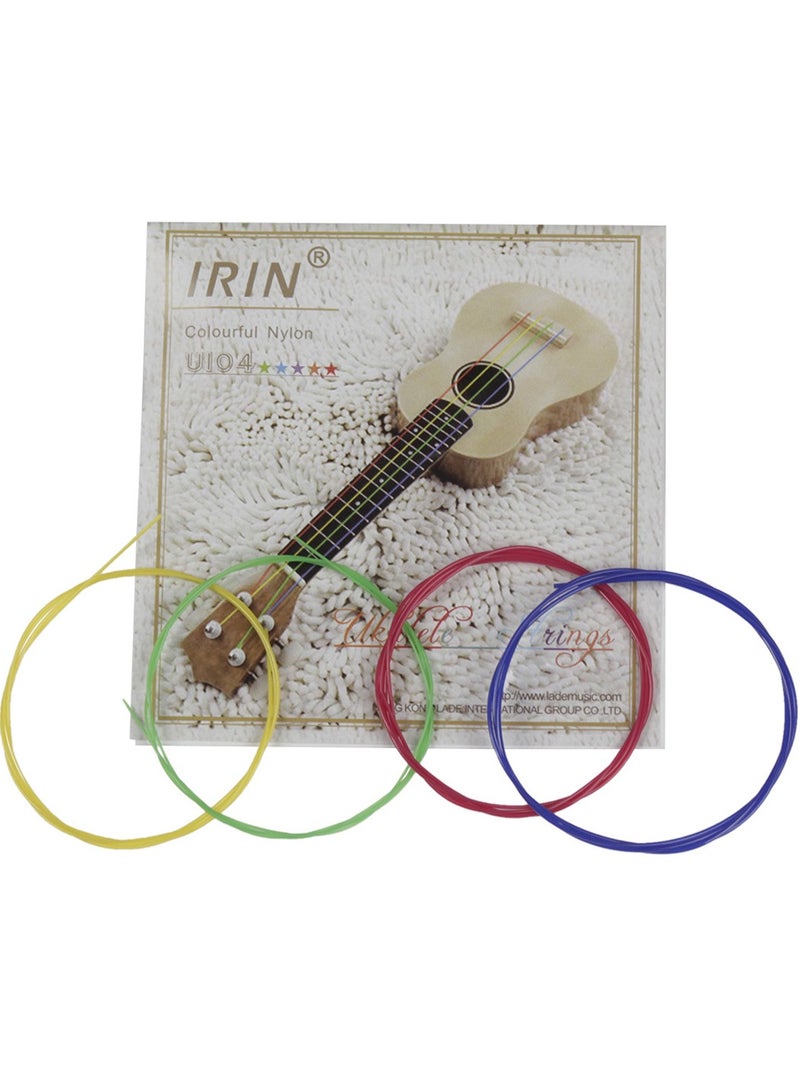IRIN أوتار يوكللي ملونة من نايلون U104 مع أغطية يوكللي - Image 3