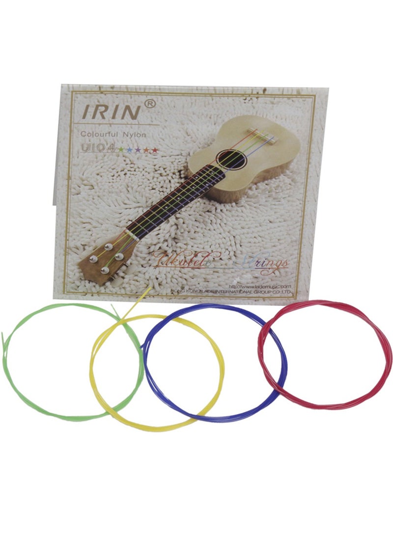 IRIN أوتار يوكللي ملونة من نايلون U104 مع أغطية يوكللي - Image 1