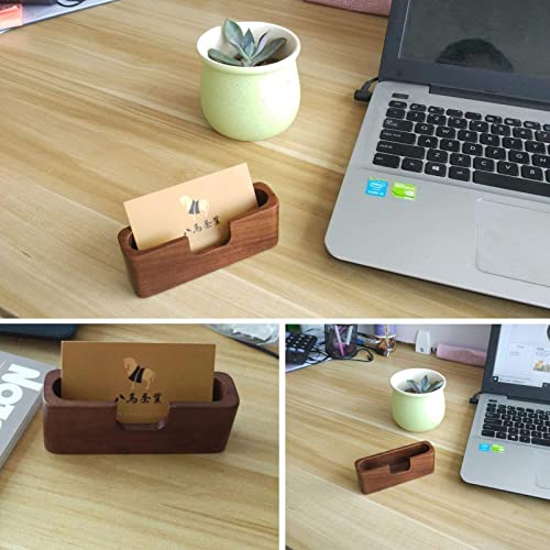 ZYNTIX Visiting Card Holder for table Elegant Visiting Card & Credit Card Holder for Desk Sleek Design for Professional Display Perfect for Office, Business Meetings - Image 5