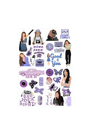 4 Sheets Wall Stickers Decor, Azonee Purple Butterfly Stickers for Girls Bedroom Decor, Wall Art Decals for Party Decorations Girls Merch - pzsku/ZC35DB458715BBA65EBCDZ/45/_/1722243054/96571d3a-f90e-42d8-b71e-ad5bd23ae3f8