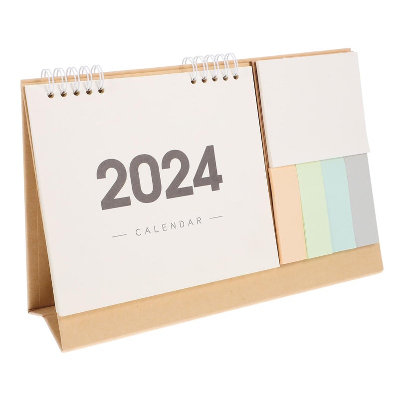 Flipped Desk Calendar with Office Desktop Organizer Thick Paper for Productivity - Image 2