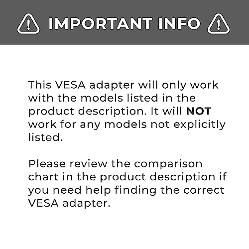 HumanCentric VESA Mount Adapter Bracket Compatible with Samsung CF591 Series Curved 27-inch LC27F591FDNXZA - Image 5