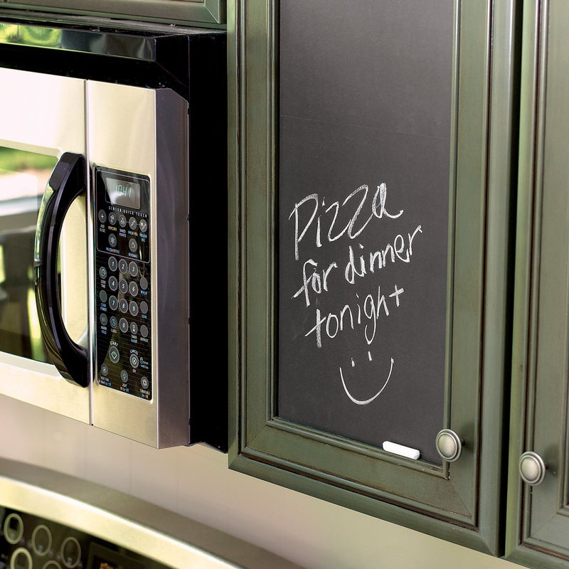 Wallies Peel and Stick Slate Gray Chalkboard Wall Decal  Set of 2 - Image 1
