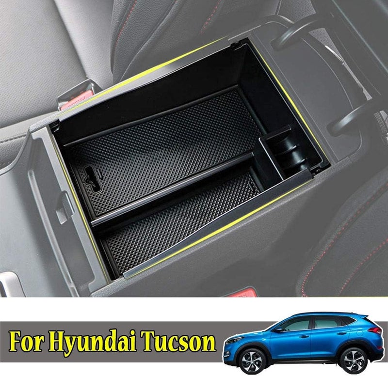 QASULER Armrest Storage Box for Hyundai Tucson - Image 3