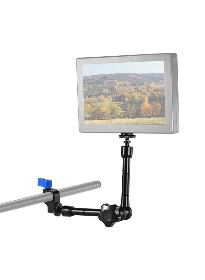 NIBEMINENT Adjustable Articulating Friction Arm Clamp Mount Black/Silver - Image 2