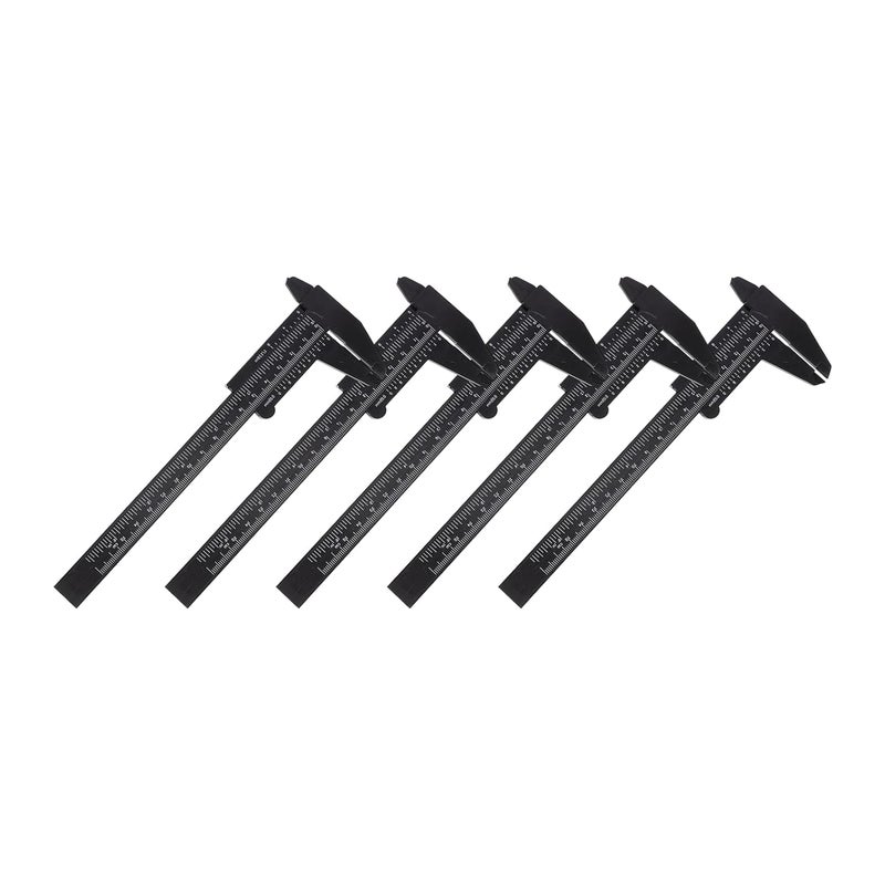 5 قطع من فرجار فيرنير المسطرة الجيبية أداة قياس مزدوجة القياس للمجوهرات الخرز الخواتم - Image 2