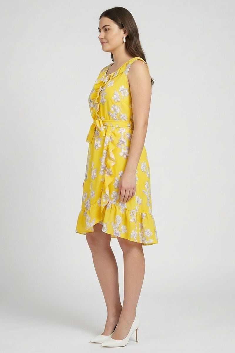 Willow & Whistle Women Floral Print Midi Dress, Multicolor - Image 3