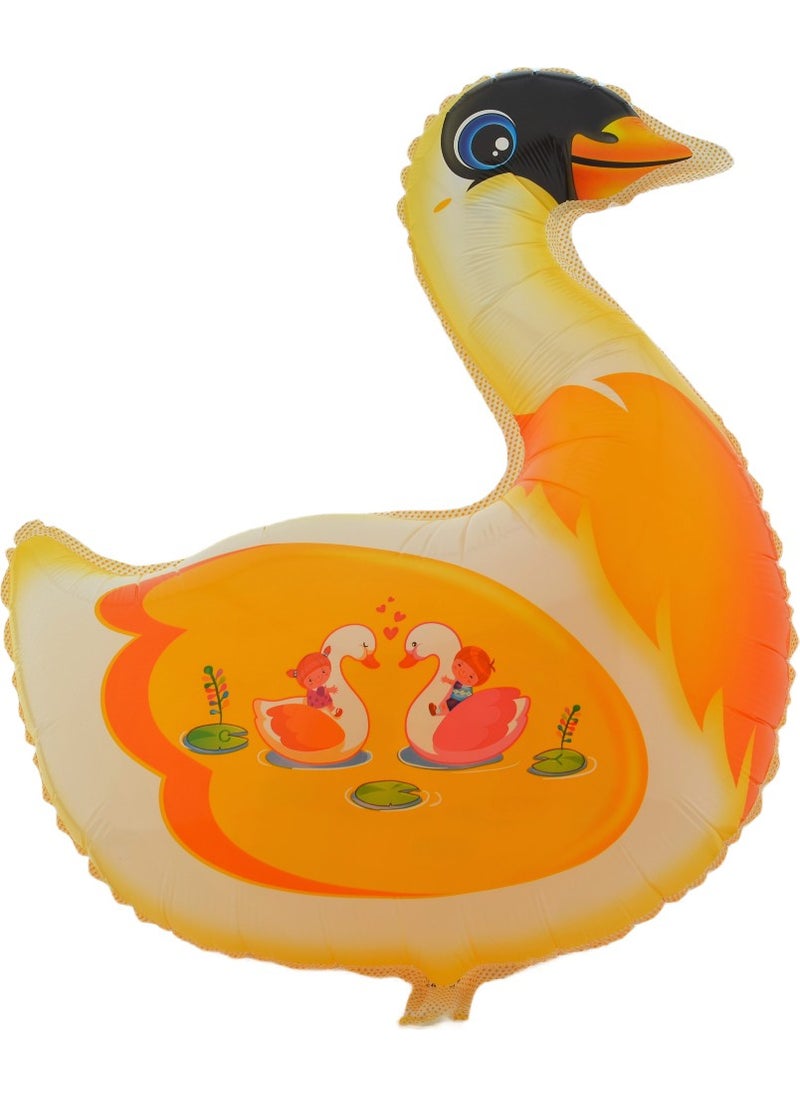 Hit Dükkan Swan Large Size 60CMX52CM Foil Balloon (Helium) No:4  - Image 2