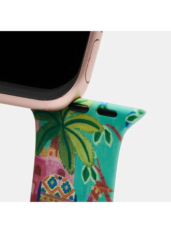 تشامباك سوار ساعة Chumbak Jaipurscape متوافق مع ساعات Apple (38/40/41 ملم) | حزام | سيليكون ووتش مطبوعة حزام ملون | إغلاق دبوس وثنية