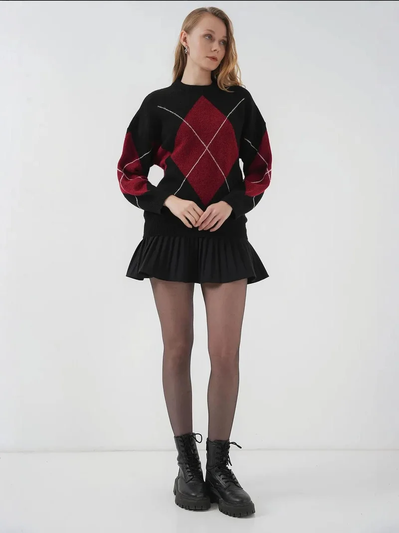 بيغ دارت كنزة صوفية كبيرة الحجم من