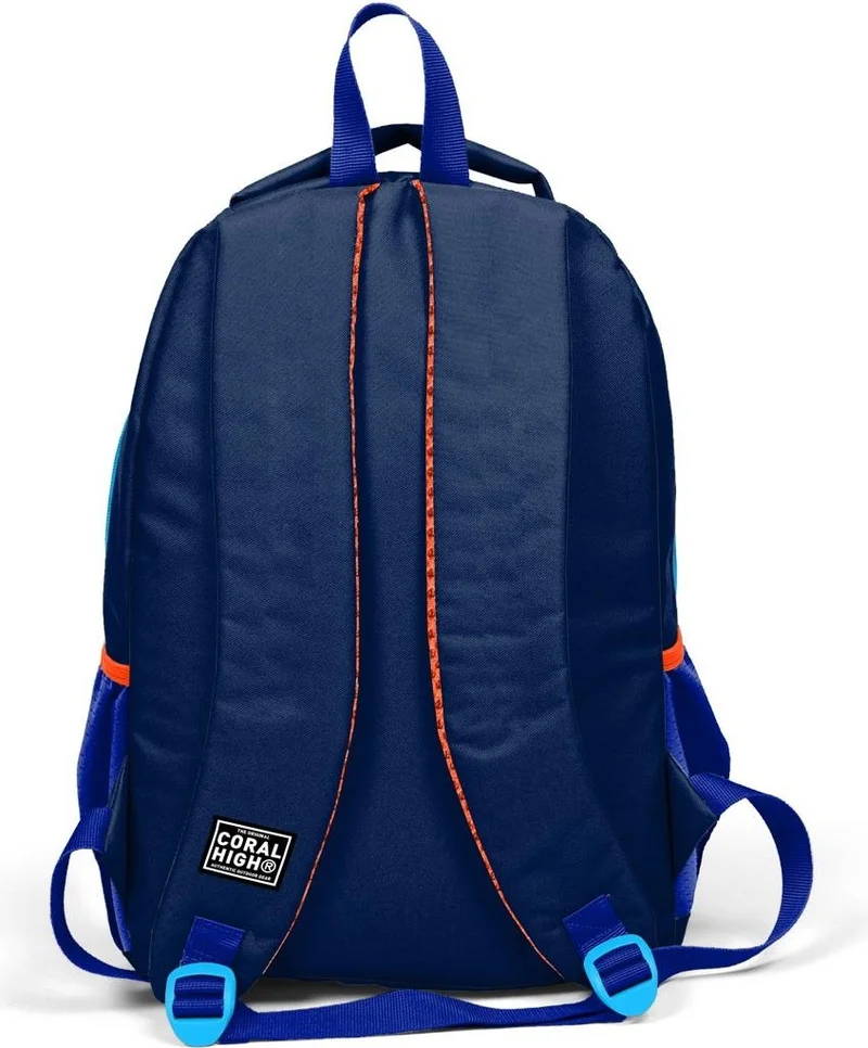 كورال هاي Kids Navy Blue Basketball Patterned 3-Piece School Bag Set SET0114405