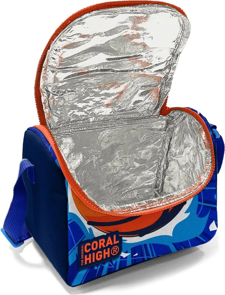كورال هاي Kids Navy Blue Basketball Patterned 3-Piece School Bag Set SET0114405