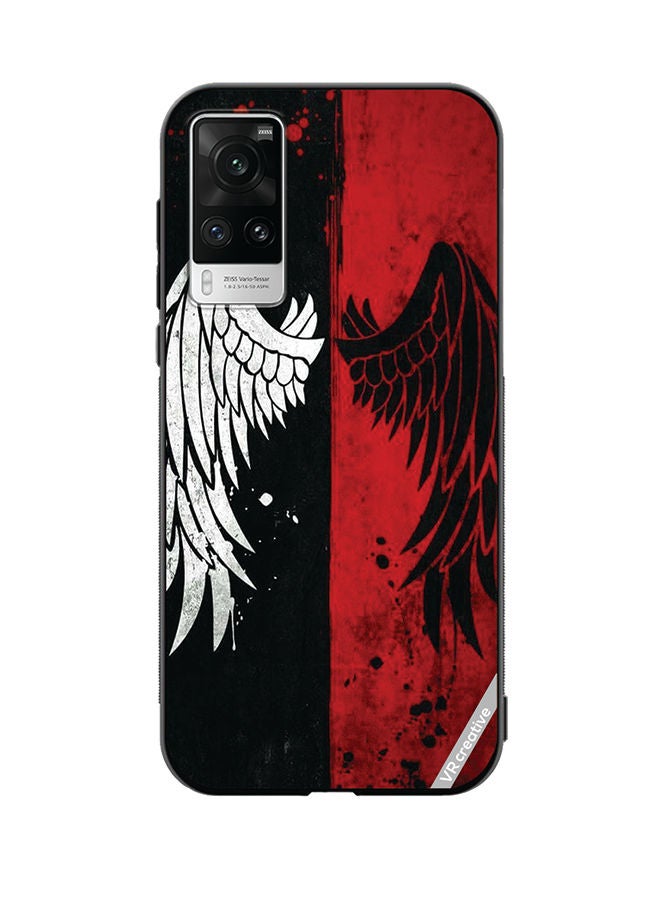 VR CREATIVE Protective Case Cover For Vivo X60 Pro Wings Design Multicolour - Image 1