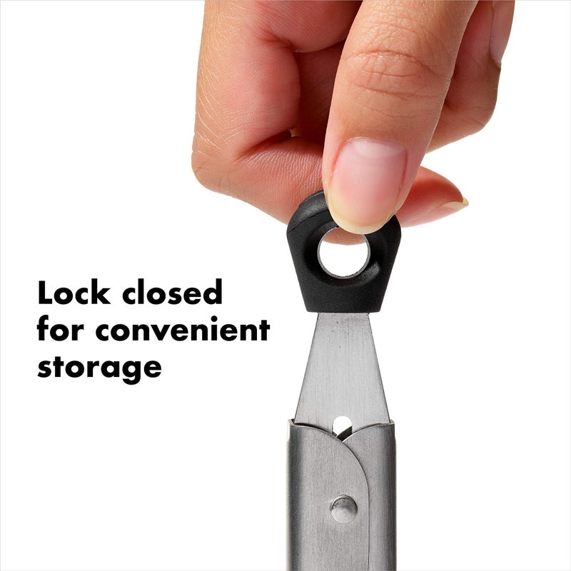OXO Good Grips 7-Inch Mini Tongs, Stainless Steel - Image 4