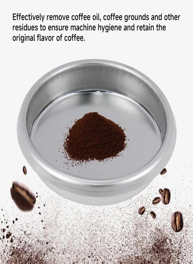 Kodrily Backflush Inser, 51mm Stainless Steel Insert, 2in Coffee Machine Backflush Blind Filter, Silver 51mm Backflush Basket, Backflush Filter Espresso for Espresso Machines, 1Pcs - Image 4