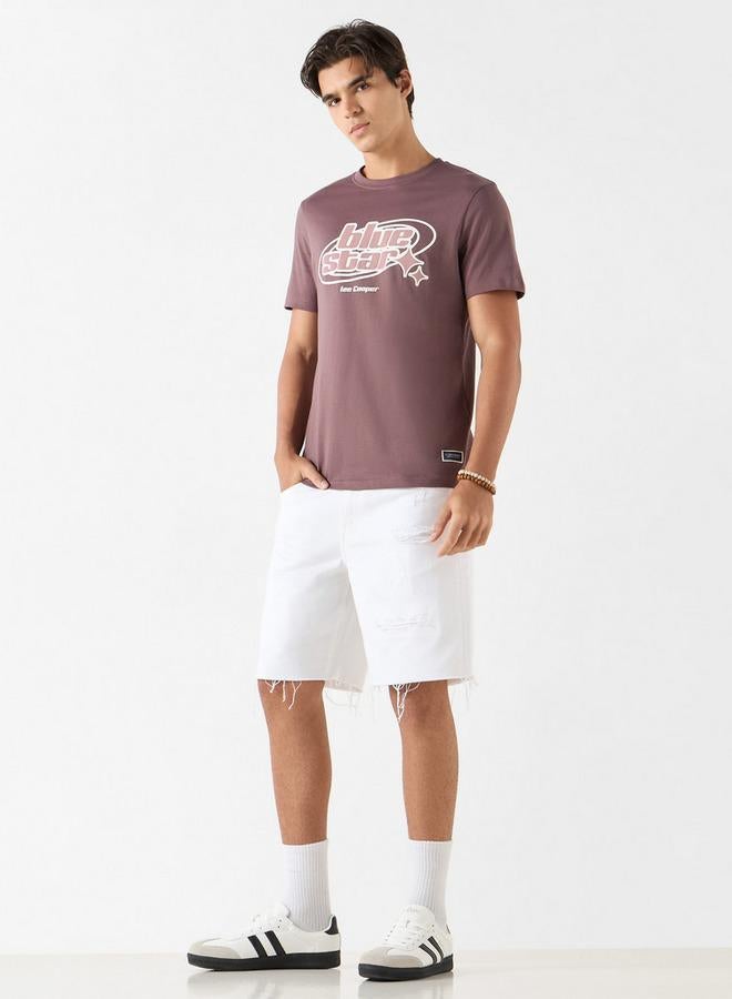 لي كوبر تيشيرت بياقة ضيّقة وأكمام قصيرة وطبعات شعار من لي كوبر - Image 2