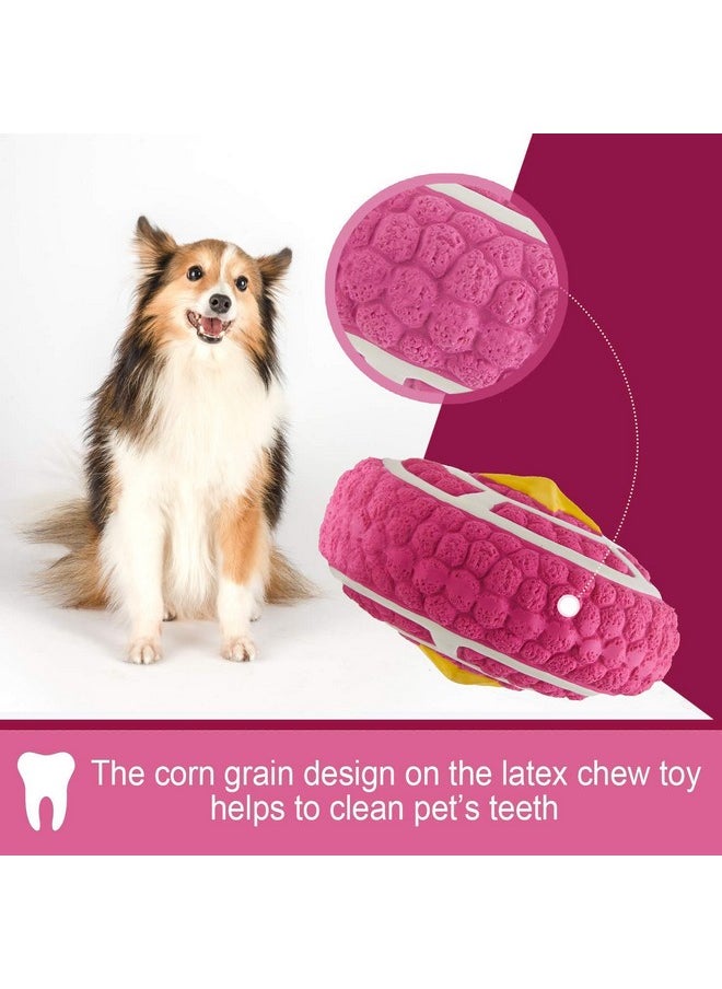 PET 4 Soft Latex Interactive Squeaky Fetch & Play Ball For Small Puppy  - Image 4