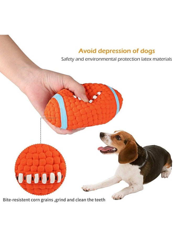 PET 4 Soft Latex Interactive Squeaky Fetch & Play Ball For Small Puppy  - Image 3