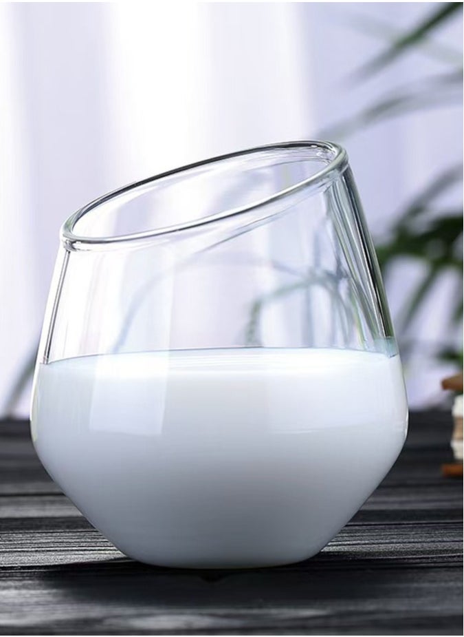 1Chase Borosilicate Slanted Crystal Glass 350 ML 2PCS  - Image 4
