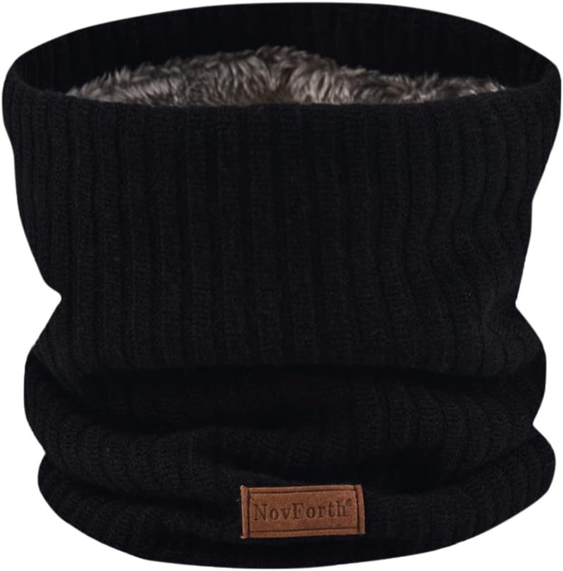 NovForth Winter Neck Warmer Men Ski, Neck Gaiter Face Scarf Women, Fleece Scarf for Men Gaiter Mask, Thick Windproof Scarves - Image 1