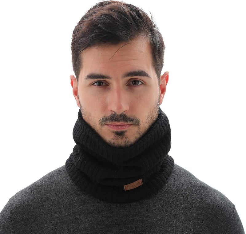 NovForth Winter Neck Warmer Men Ski, Neck Gaiter Face Scarf Women, Fleece Scarf for Men Gaiter Mask, Thick Windproof Scarves - Image 2