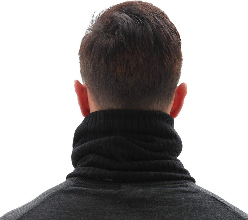 NovForth Winter Neck Warmer Men Ski, Neck Gaiter Face Scarf Women, Fleece Scarf for Men Gaiter Mask, Thick Windproof Scarves - Image 4