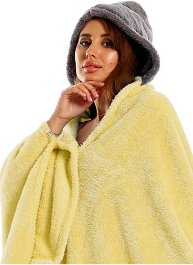 snooze Wearable Fleece set 2 pieces Yellow* Gray  - Image 2