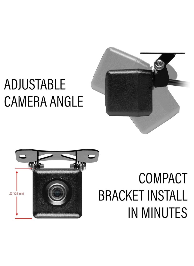 BOSS AUDIO SYSTEMS - BOSS Audio Systems CAM18 Rearview Car Backup Camera - High Resolution Color, 170° Wide Angle View, Weatherproof, Low Light Visibility, On-Screen Distance Guide - Image 1