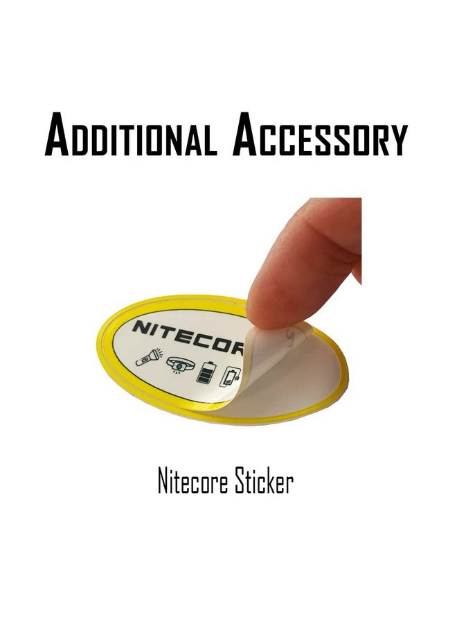 NITECORE Nu43 Rechargeable Headlamp, 1400 Lumens Usb-C Bright Lightweight For Camping, Running, Or Working, With Spotlight, Floodlight, Red Light, Including Nitecores Sticker - Image 2