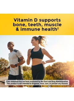 Nature Made Vitamin D3 K2 Gummies, Vitamin D3 5000 IU per serving, Bone, Teeth, Muscle, Immune Health Support, 50 Vitamin D + K2 Gummy Vitamins, 25 Day Supply  - Image 3