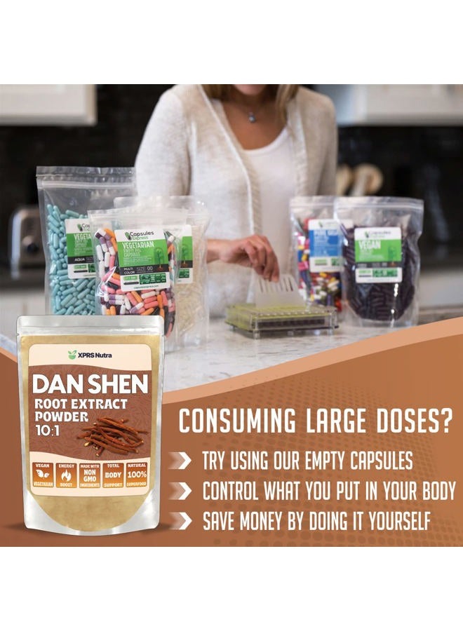 XPRS Nutra Dan Shen Root Extract Powder 10:1- Premium Dan Shen (Red Sage) Concentrated Powder - Vegan Friendly Danshen (4 oz) - Image 5