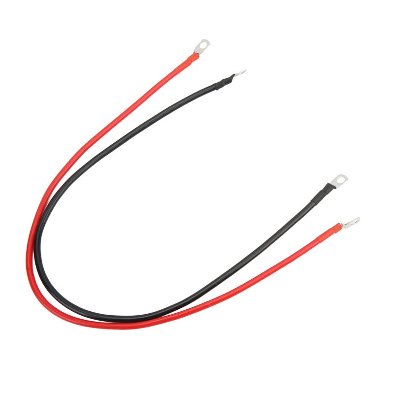 Battery Cables: 10 Gauge 50cm Oxygen Free Copper, Good Flexibility - Premium Flame Retardant PVC Insulation, Power Inverter Cables for Car Automotive, Marine, RV, Solar Energy Use - Image 1