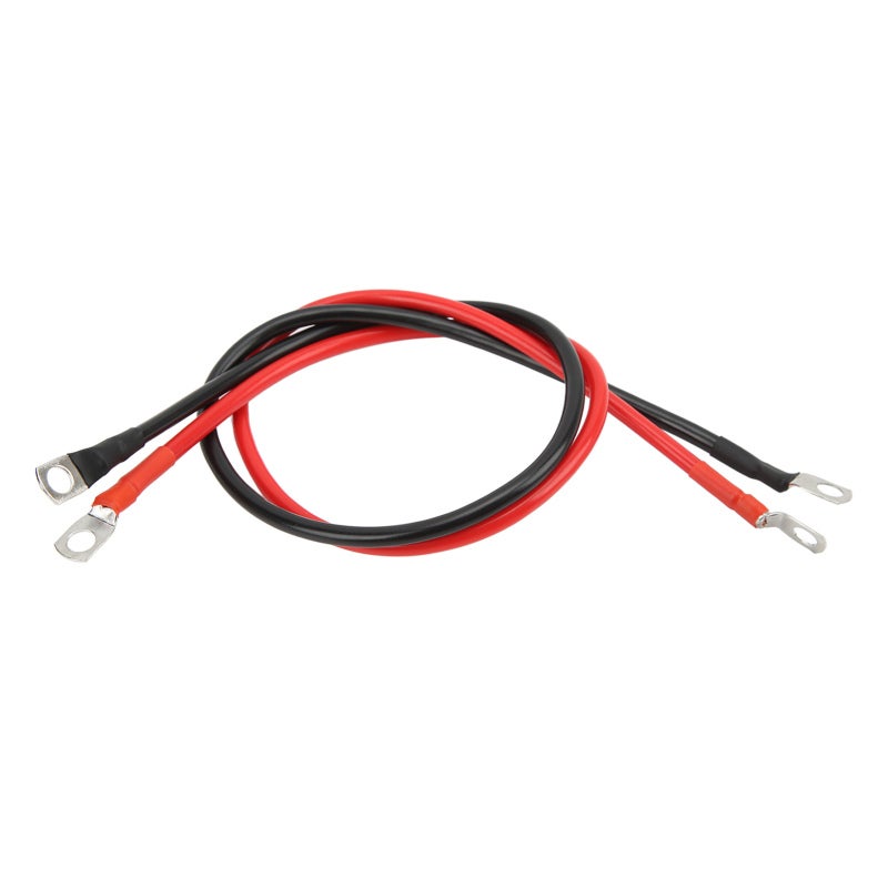 Battery Cables: 10 Gauge 50cm Oxygen Free Copper, Good Flexibility - Premium Flame Retardant PVC Insulation, Power Inverter Cables for Car Automotive, Marine, RV, Solar Energy Use - Image 2