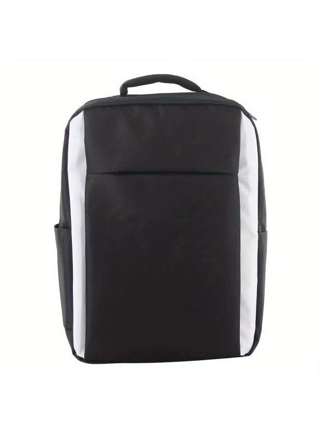 Ps5 Host Bag Storage Five-in-one Multi-Purpose Game Machine Storage Bag Portable Portable Ps5 Host Storage Bag-Product Color:PS5 Black And White Backpack Without Logo  - Image 1