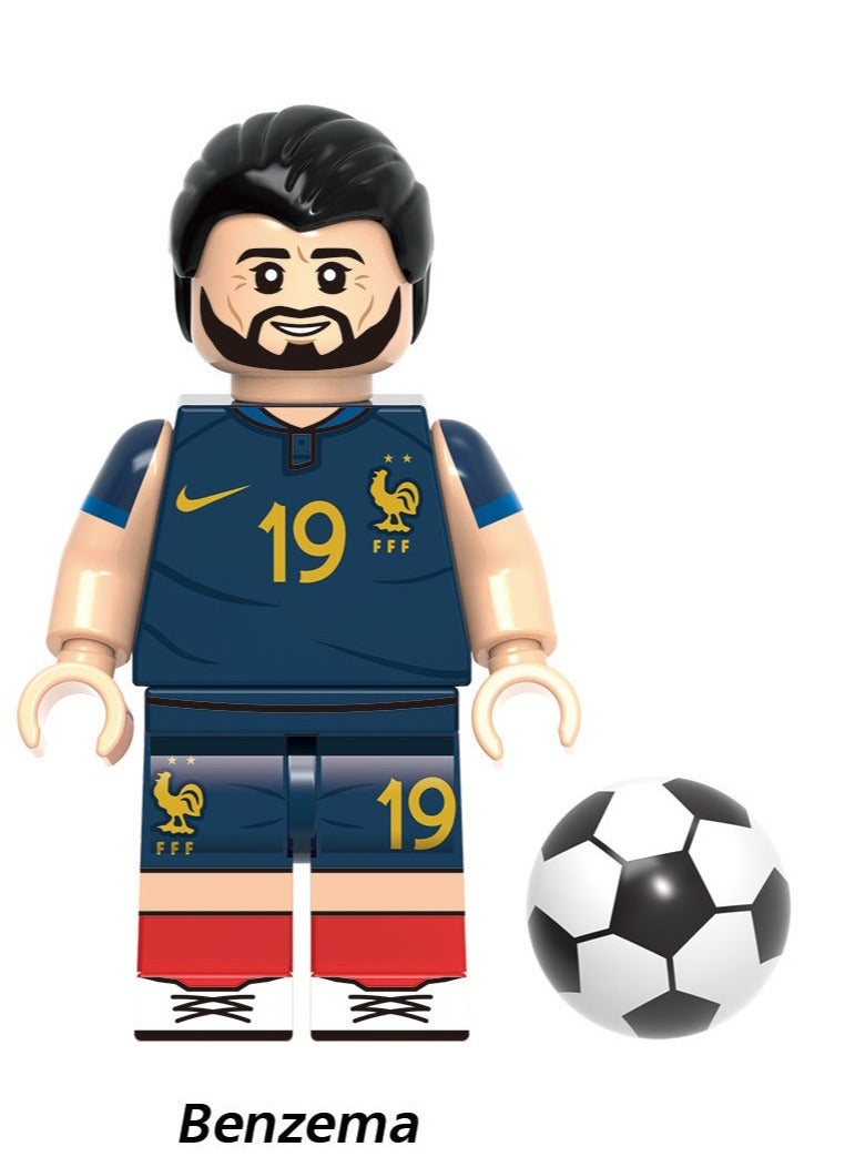Nariele Football Star Series World Cup Match Building Block Artifacts Assembly Toys - Image 3