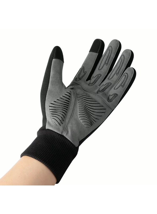 جي يو بي قفازات GUB شتوية كاملة الأصابع للدراجات – مقاومة للماء والرياح، بطانة دافئة ولمسة شاشة حساسة مقاس M - Image 2