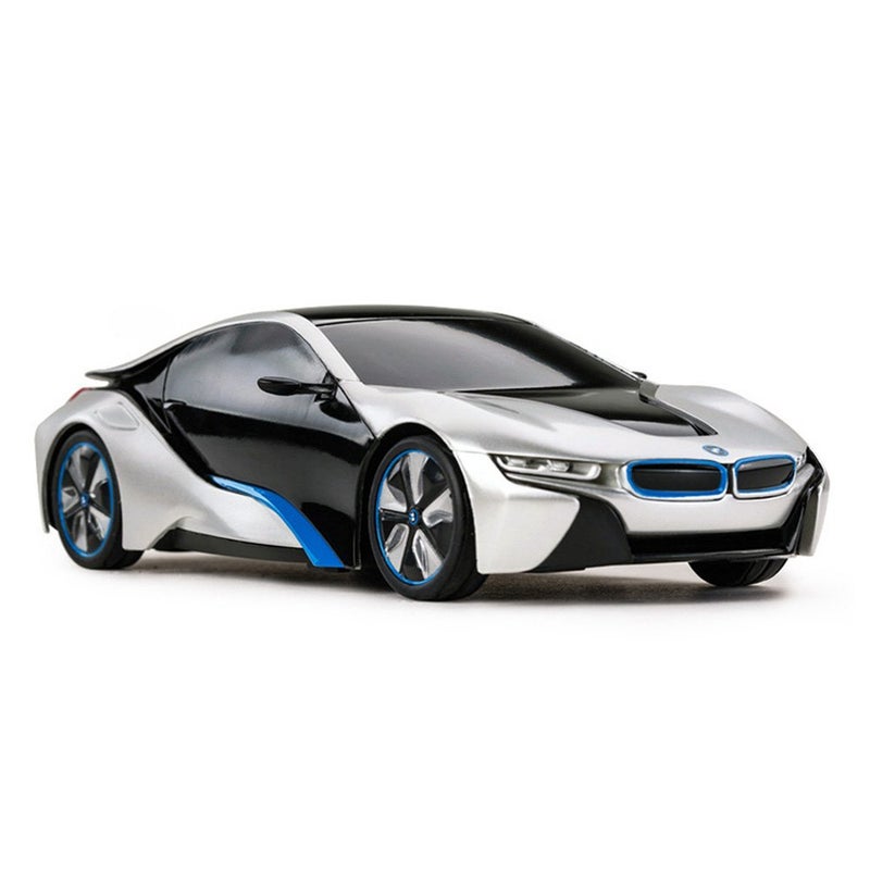 RASTAR BMW i8 RC Car BMW i8 1/24 Remote Control Car, BMW Toy Car - Silver - Image 3