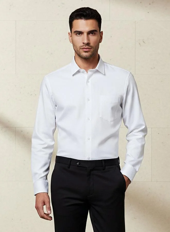 Splash FAV Men Regular Fit Collared Long Sleeve Shirt