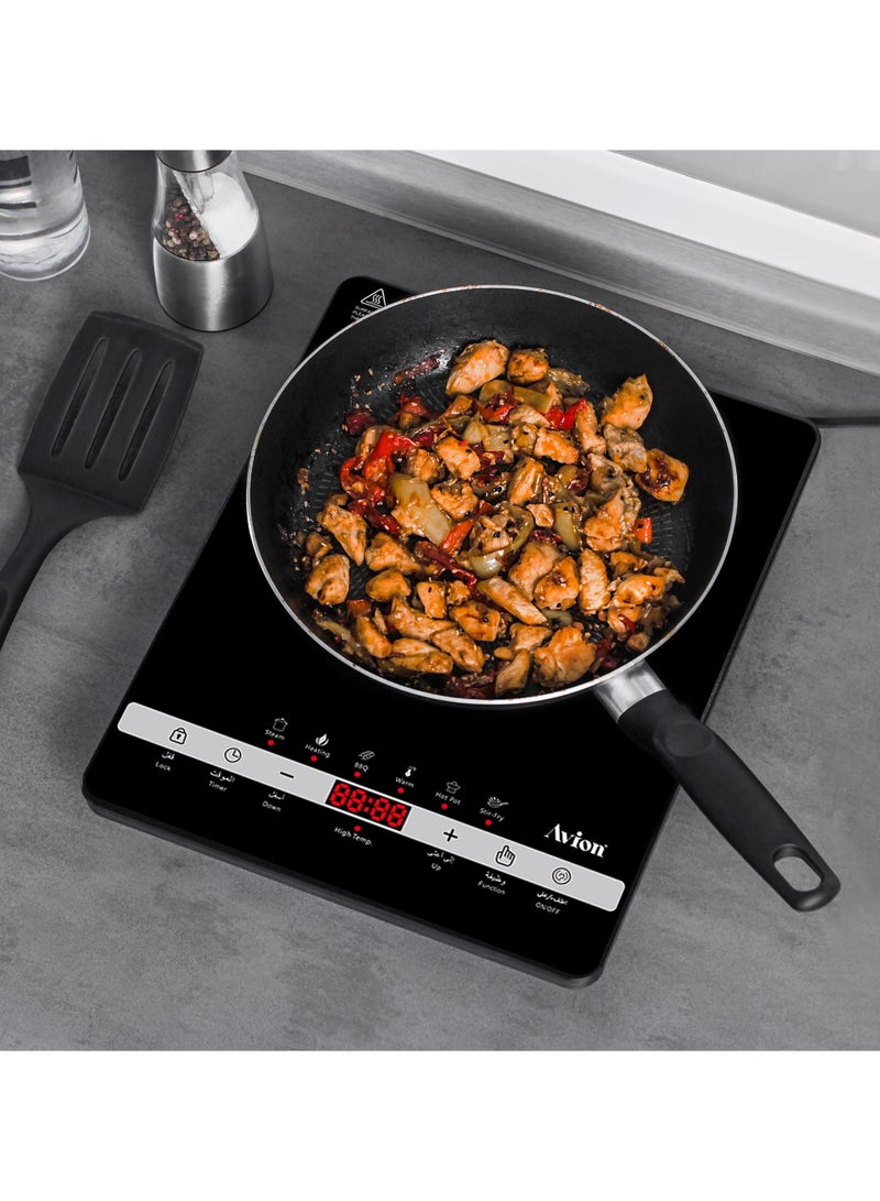 Avion Digital Infrared Cooker | 10 Temperature Levels Adjustment | LED Display | Overheat Protection | Touch control. - Image 2