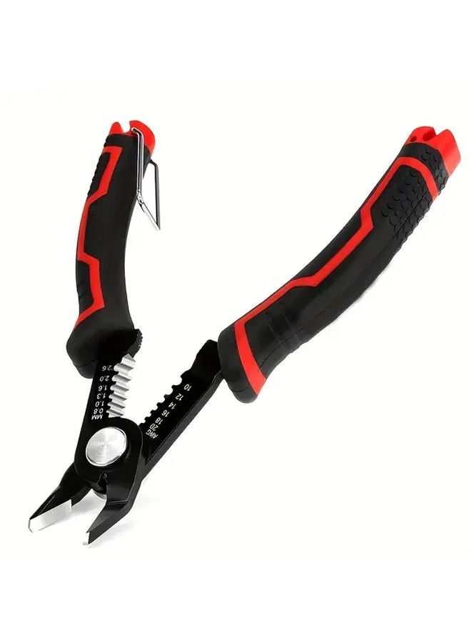 مقص تقشير وتثبيت الأسلاك الآلي المحسن، من الفولاذ عالي الكربون، أداة كهربائية، قطعة واحدة - Image 1