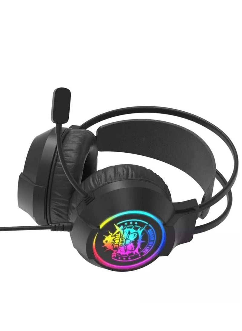 سماعة ألعاب GH416 USB RGB - صوت محيطي 7.1