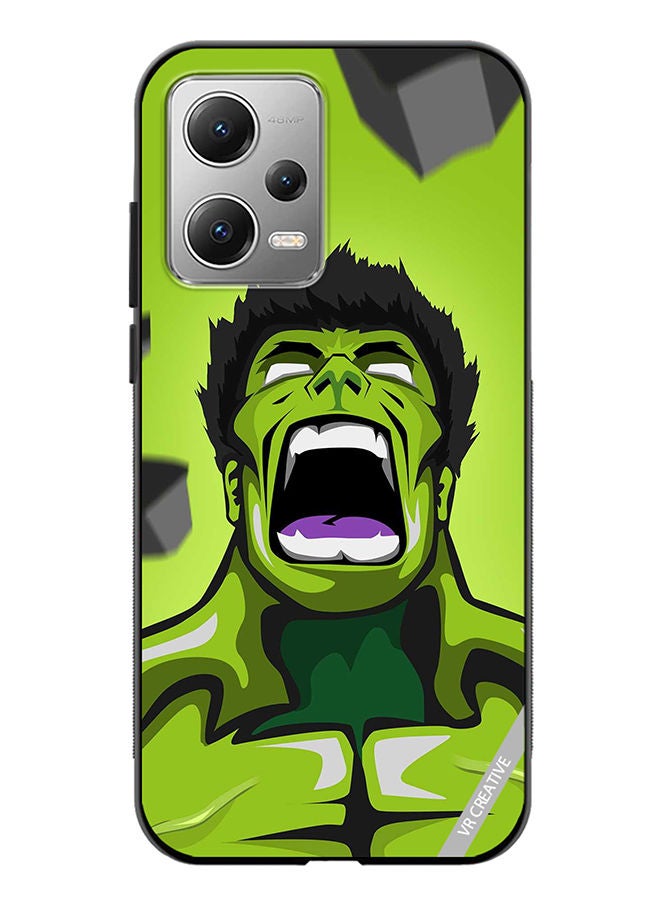 VR CREATIVE Protective Case Cover For Xiaomi Redmi Note 12 Green Hulk Design Multicolour - Image 1