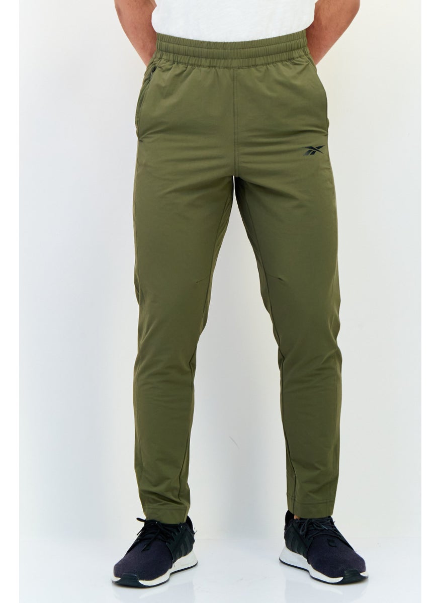 Reebok Men Sportwear Fit Training Track Pant, Dark Olive  - Image 1