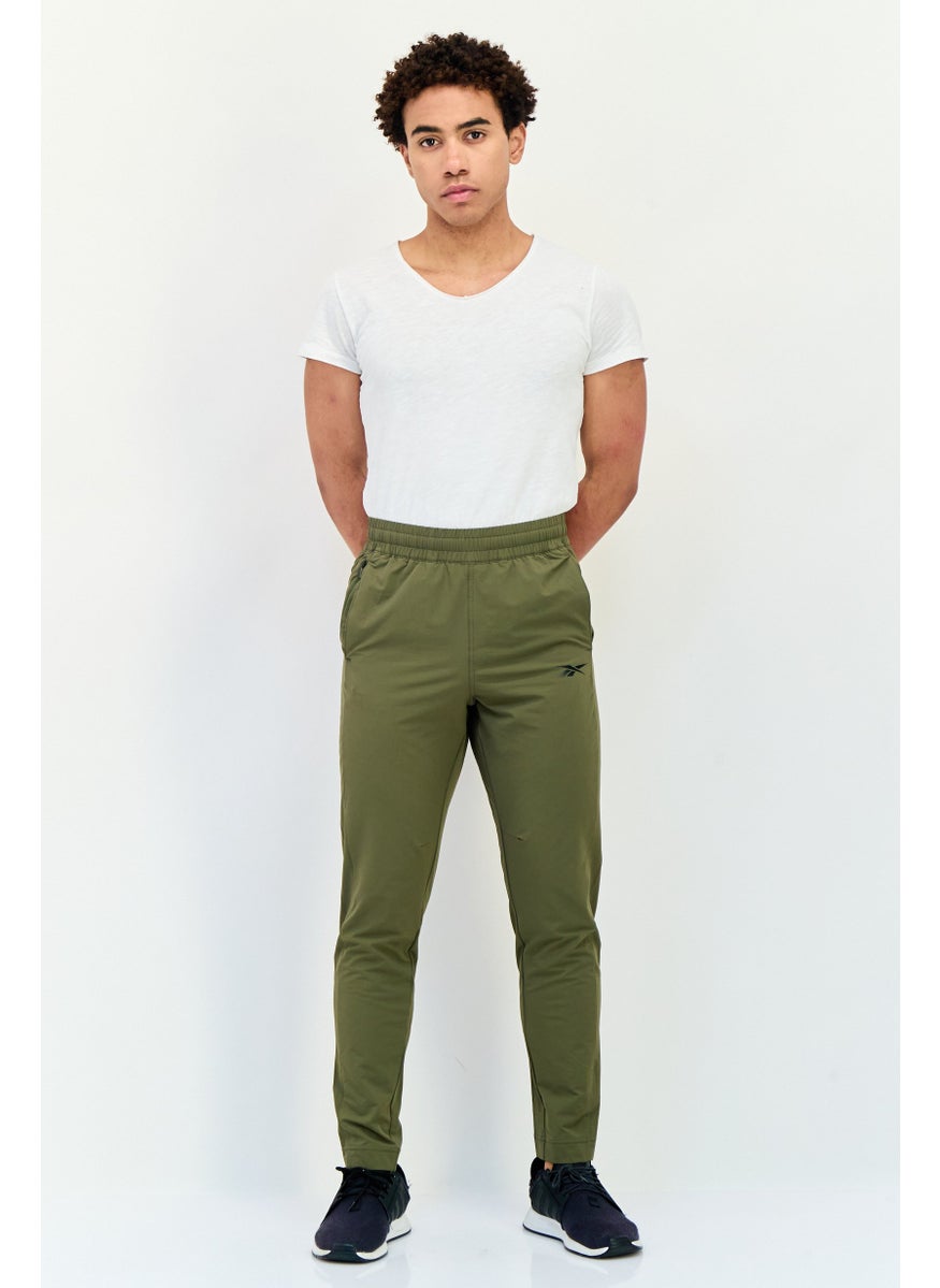 Reebok Men Sportwear Fit Training Track Pant, Dark Olive  - Image 3