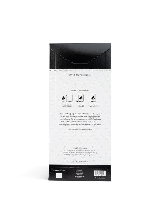 Formaticum - 15-Pack Cheese Storage Bags - 6.25 x 11 Wax Paper Bags to Keep Cheese or Charcuterie Fresh - Professional Grade Cheese Paper for Wrapping Cheese - Porous Brown Paper Bags From France - Image 2