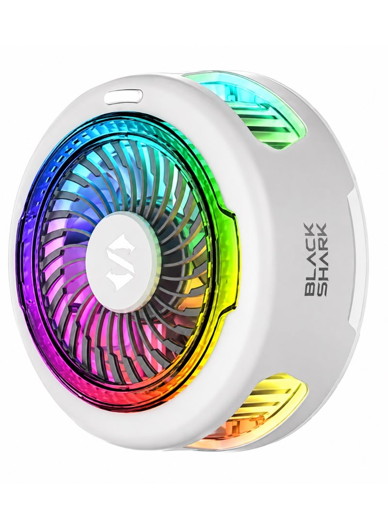 BLACK SHARK Blackshark 5 funcooler Phone Cooler, 20W Magnetic Cooling Fan with App Control, Ultra-Quiet Portable Cooling Pad, Strong Magnetic Attachment for iPhone, Android, RedMagic & iPad – Perfect for FPS Games like PUBG Mobile & Call of Duty Mobile - Image 1